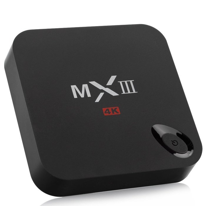 MX3 4K Android TV Box - Quad Core Amlogic S802 CPU, Mali 450 Octa Core GPU, 2GB RAM, Dual Wi-Fi, XMBC, OTG N3