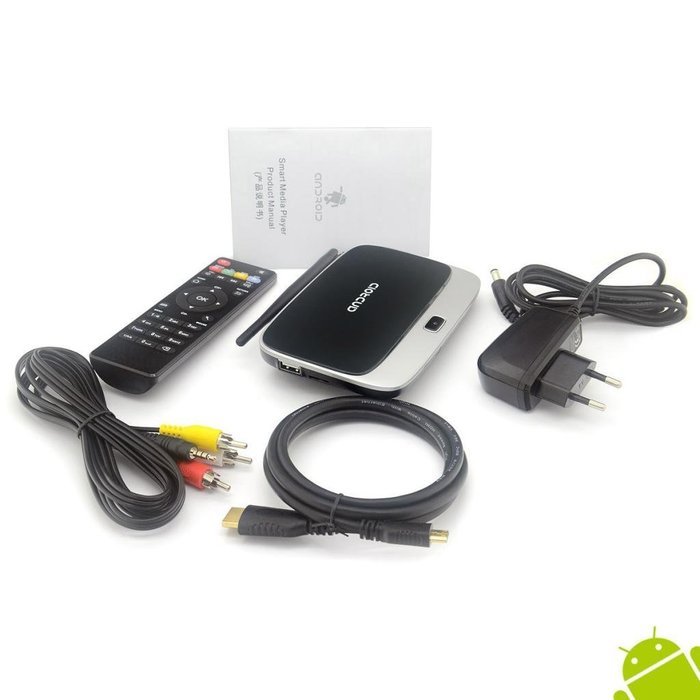 Green House-Android 4.2 RK3188 Quad-Core CS918 TV Box N4
