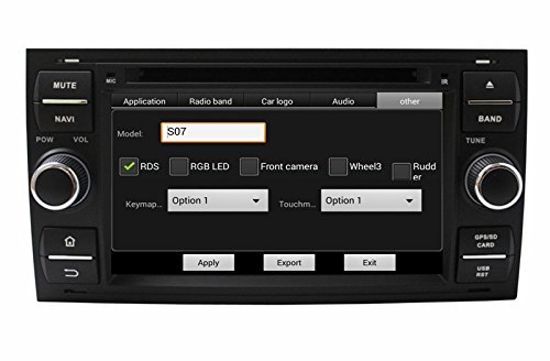 YANGCAN 2 din 7"1024*600 Quad-core Android 5.1 Car PC Radio DVD for Ford Focus S-max C-max Fiesta Galaxy Fusion... N5