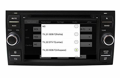 YANGCAN 2 din 7"1024*600 Quad-core Android 5.1 Car PC Radio DVD for Ford Focus S-max C-max Fiesta Galaxy Fusion... N7