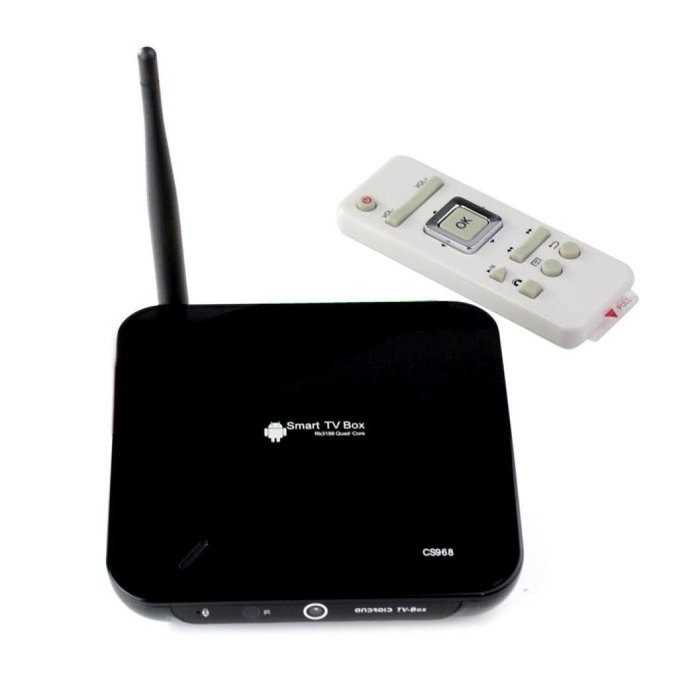 GBSELL Android 4.2 1080P HD Smart TV BOX WiFi HDMI 4-Core 8G Camera Mic