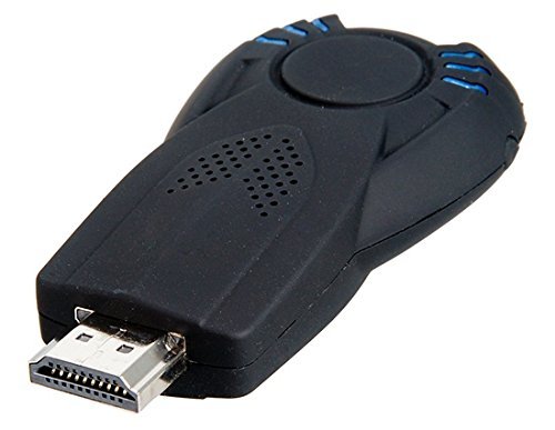 V5II Wireless Display Dongle Wireless Wi-Fi Multimedia Display Dongle with Micro USB (Black) N3