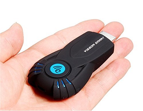 V5II Wireless Display Dongle Wireless Wi-Fi Multimedia Display Dongle with Micro USB (Black) N5