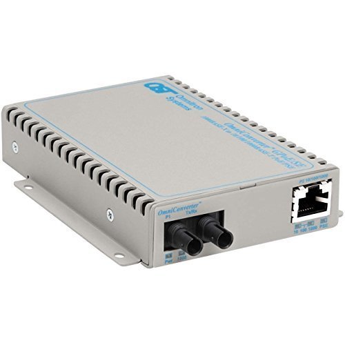 Omnitron 10/100/1000 Media Converter with Power over Ethernet (PoE)
