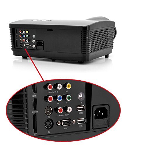 Sourcingbay&reg; Dual Core 1.5ghz CPU Android 4.4 Projector "Droidbeam" - 8gb Internal Memory, 3000 Lumens, 2000:1... N3