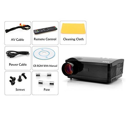 Sourcingbay&reg; Dual Core 1.5ghz CPU Android 4.4 Projector "Droidbeam" - 8gb Internal Memory, 3000 Lumens, 2000:1... N6