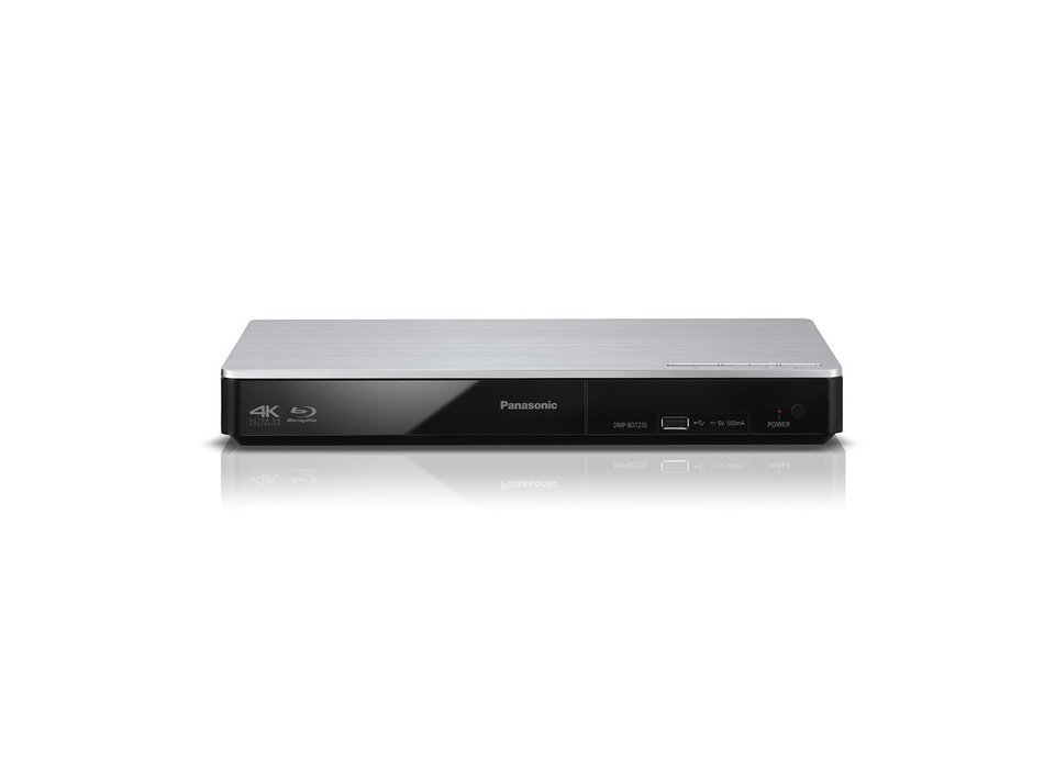 Panasonic Smart Network 4K Upscaling 3D Blu-Ray Disc & Streaming Player DMP-BDT460 (Silver) , WiFi, Twin HDMI,... N16