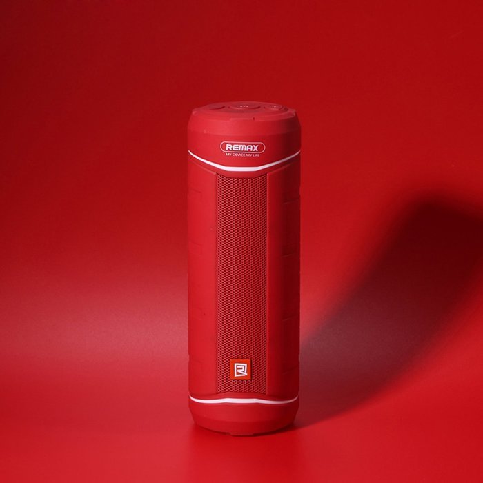 Remax RB-M10 Outdoor Bluetooth Speaker Portable Audio Player Sound Box Bluetooth V4.1 5W2 Speakers Red Color N2