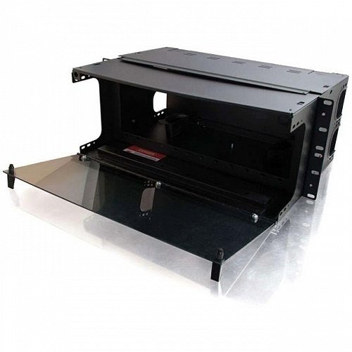C2G / Cables to Go 39103 Q-Series 4u 12-Panel Rackmount Fiber Optic Enclosure (Black)