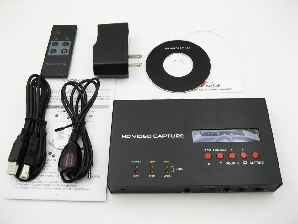 Well Gallery Premium Ezcap 283s HD 1080P Super HD Video Capture Game Recording Receiver with One Click No PC Required N5