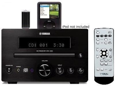 Yamaha Micro Home Theater Receiver Sound System with Integrated iPod Docking Station