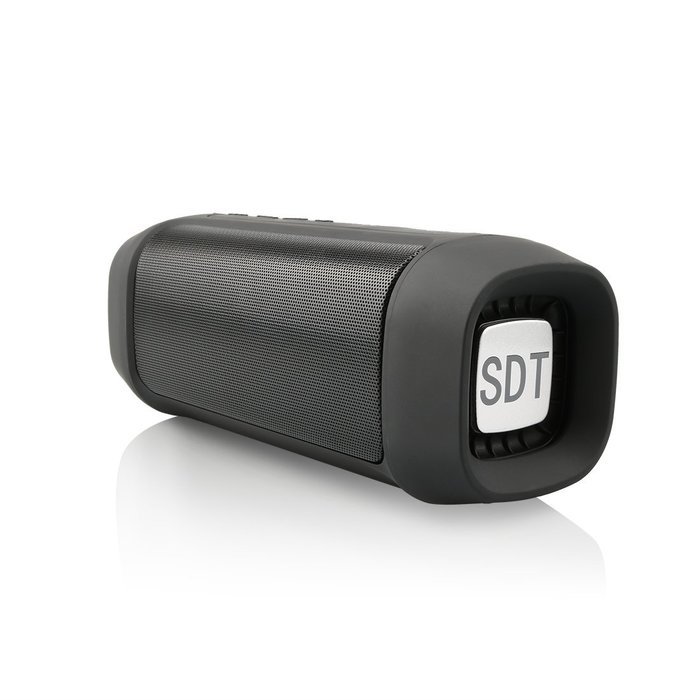 Pomelo Best Wireless Bass Speaker, 6W * 2 Output with 5000mAh Power Bank, Black