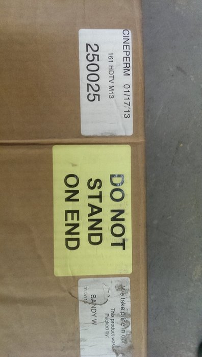 Draper Cineperm Fixed Frame Projection Screen 250025 N2
