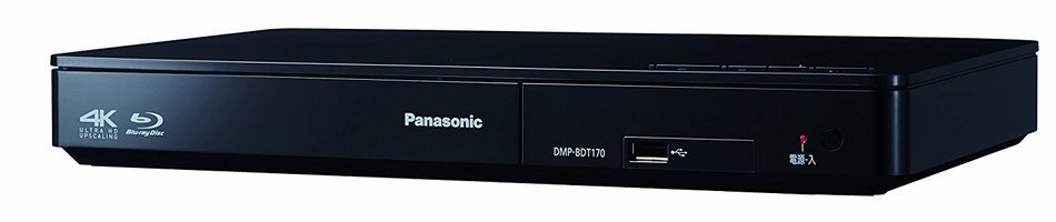 Panasonic Blu-ray Disc Player 4K up-conversion, 3D, DLNA black DMP-BDT170-K