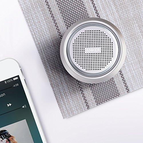 Anker SoundCore mini, Super-Portable Bluetooth Speaker with 15-Hour Playtime, 66-Foot Bluetooth Range, FM Radio... N7