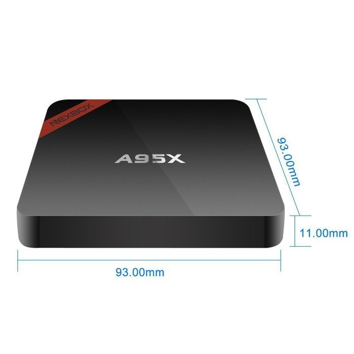 【2GB RAM+16GB ROM】NEXBOX 2016 New Arrival Amlogic S905X Quad Core Cortex A53 CPU 2.0GHz 64bit A95X TV Box Android... N3