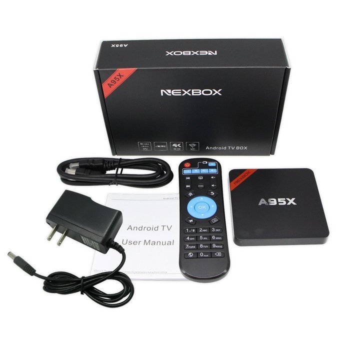 【2GB RAM+16GB ROM】NEXBOX 2016 New Arrival Amlogic S905X Quad Core Cortex A53 CPU 2.0GHz 64bit A95X TV Box Android... N8