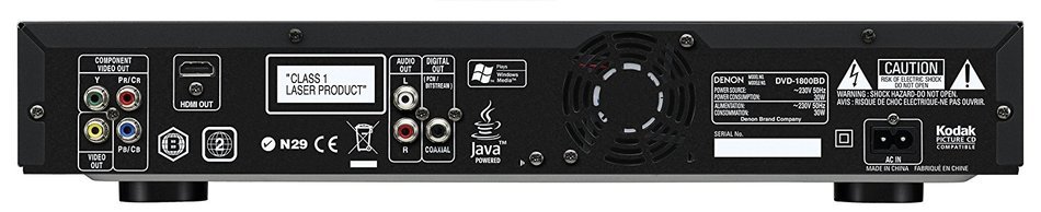 Denon DVD-1800BD Blu-Ray/CD Player N2
