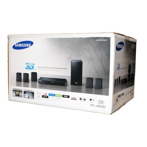 New Samsung Ht-j4500 5.1 Channel Blu-ray Player 3d Home Theater Speaker System