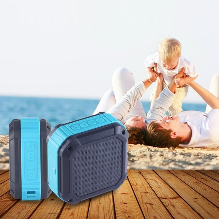 Soundmy Portable Wireless Bluetooth Speaker with NFC waterproof dustproof and Shockproof for Indoor&Outdoor 3W... N4