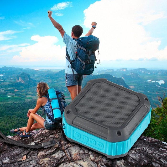 Soundmy Portable Wireless Bluetooth Speaker with NFC waterproof dustproof and Shockproof for Indoor&Outdoor 3W... N5