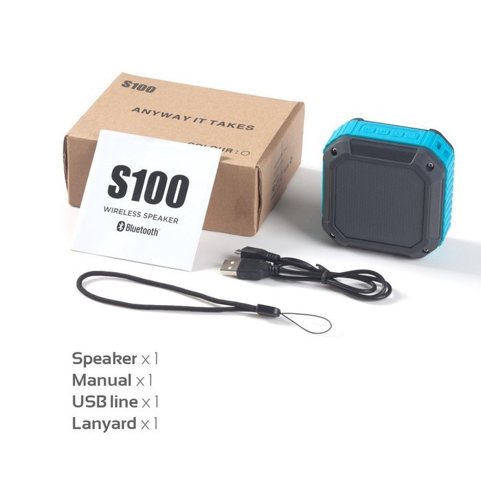 Soundmy Portable Wireless Bluetooth Speaker with NFC waterproof dustproof and Shockproof for Indoor&Outdoor 3W... N8
