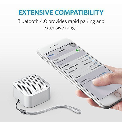 Anker SoundCore nano, Super-Portable Bluetooth Speaker, Wireless Speaker with Big Sound and Hands-Free Calling... N6