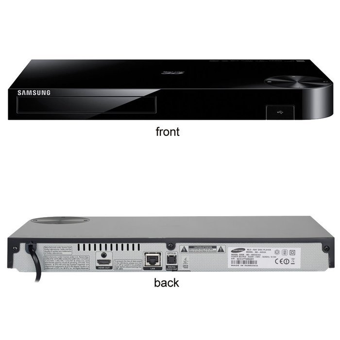 Samsung BD-H6500 4K Upscaling Wi-Fi 3D Smart Blu-ray Player with Remote Control + Xtech High-Speed HDMI Cable... N4