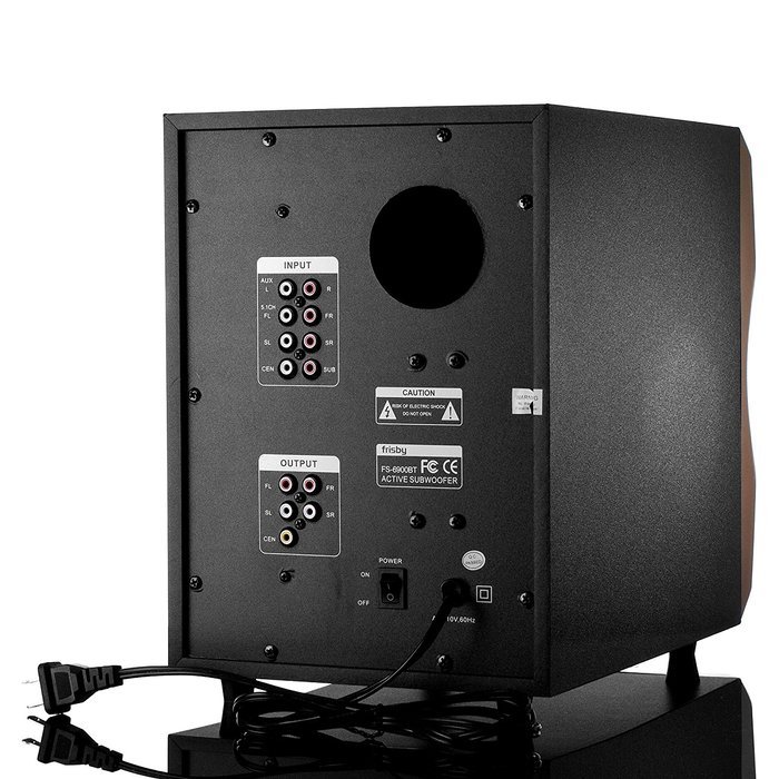 Frisby FS-6900BT Home Theater 5.1 Surround Sound System Bluetooth Receiver Stereo Subwoofer with Bluetooth USB... N5