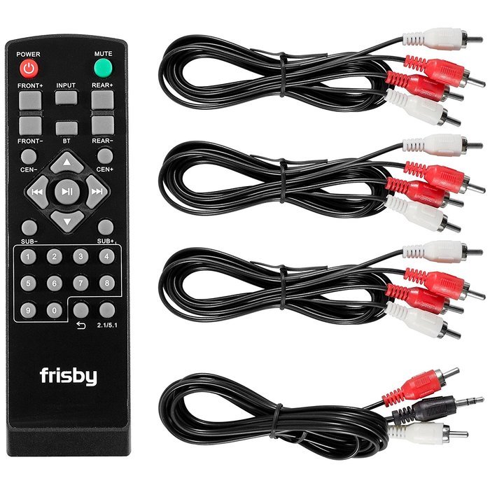 Frisby FS-6900BT Home Theater 5.1 Surround Sound System Bluetooth Receiver Stereo Subwoofer with Bluetooth USB... N9