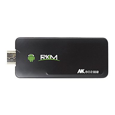 Rikomagic MK802 IIIS Dual-Core Android 4.2 Mini PC Google TV Player Bluetooth (1GB RAM 8GB ROM)
