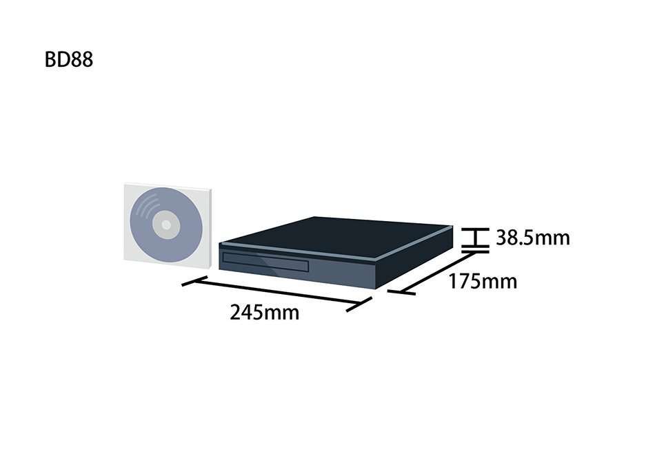 Panasonic Blu-ray disc player full HD up-conversion corresponding DMP-BD88-K N5