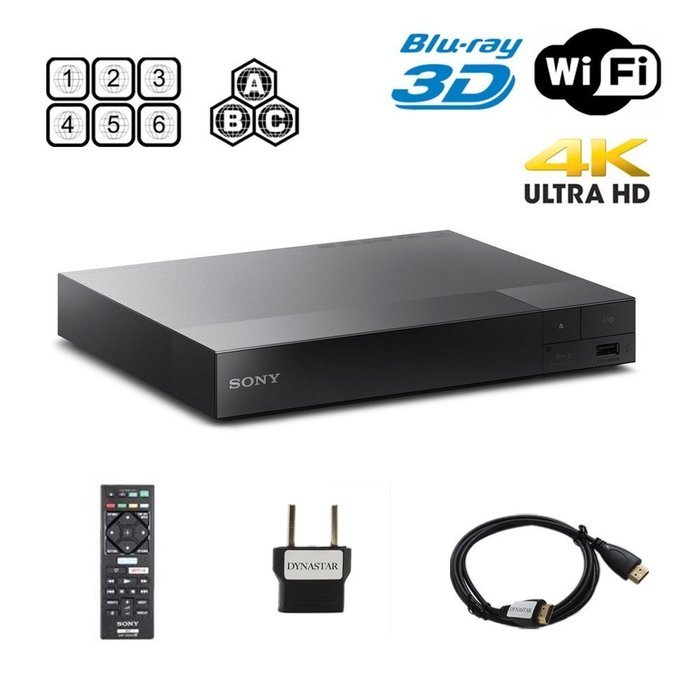 Sony BDP-S6200 Upgraded Multi-Region Zone Free Blu-Ray DVD Player