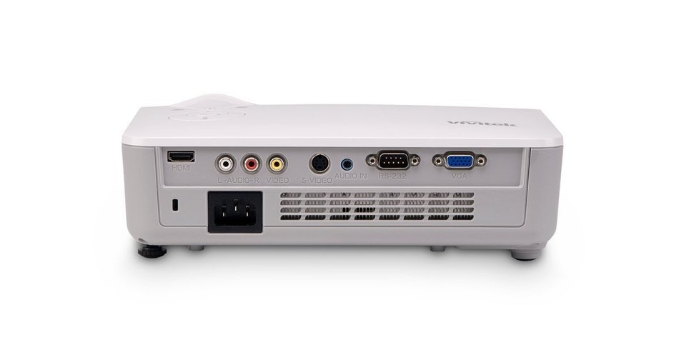 Vivitek D510 2600 Lumen SVGA HDMI 120Hz 3D-Ready Portable DLP Projector (White) N5