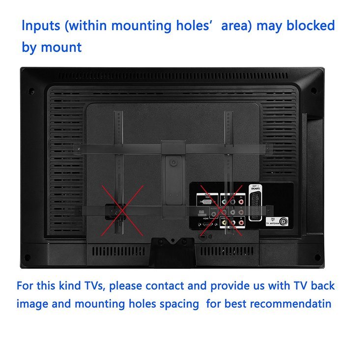 Perlegear Full Motion TV Wall Mount Bracket with Dual Articulating Arm for most 37-70 Inch LED, LCD, OLED, Plasma... N7