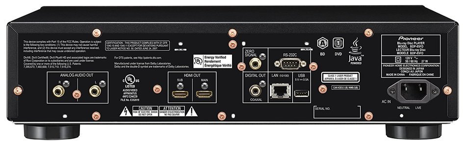 Pioneer Elite BDP-85FD Blu-Ray Player N2