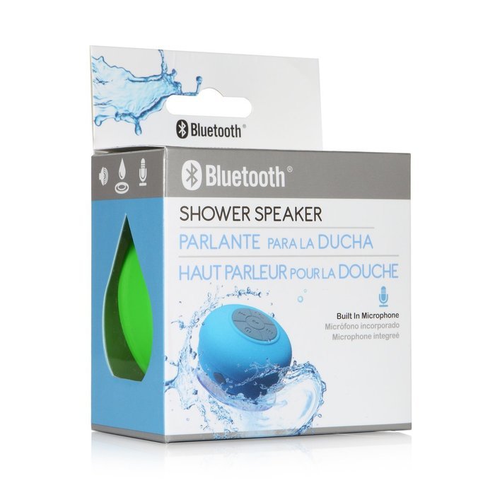 TryAceWireless Bluetooth Waterproof Shower Speaker Bluetooth 3.0 Car Handsfree Speakerphone built in Mic Control... N40