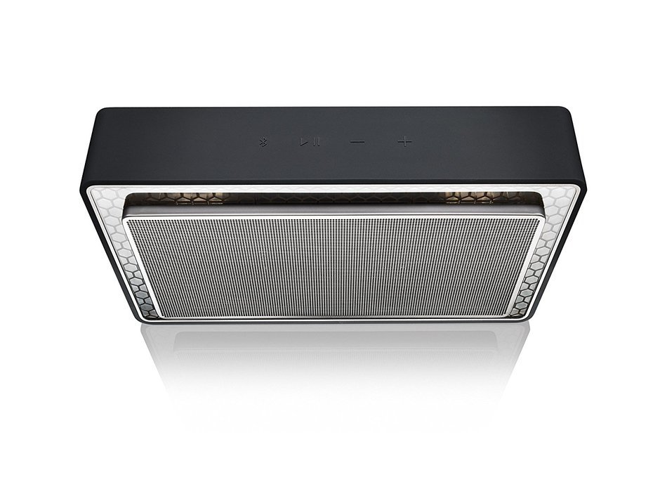 Bowers & Wilkins T7 Portable Bluetooth Wireless Speaker, Black (Recertified) N3