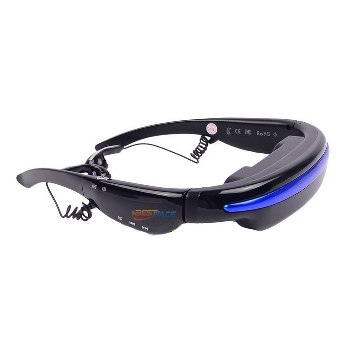 52 inch Video Glasses Virtual Digital Video Glasses Eyewear Mobile Theater 4GB N4