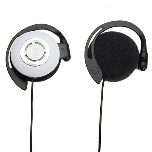 BephaMart Q89 3.5mm Sport Clip On Earphone Stereo Headphones Earphone For Cellphone MP3 MP4 Player