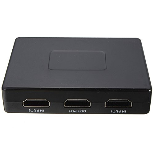 BephaMart 5 Port 1080P HDMI Switch Switcher Splitter Box Hub With Wireless Remote Control N5
