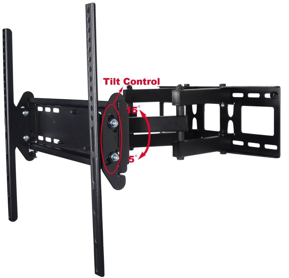 VideoSecu Articulating TV Wall Mount Bracket for 26"-55" LCD LED Plasma 3D TV with VESA up to 400x400, Full Motion...