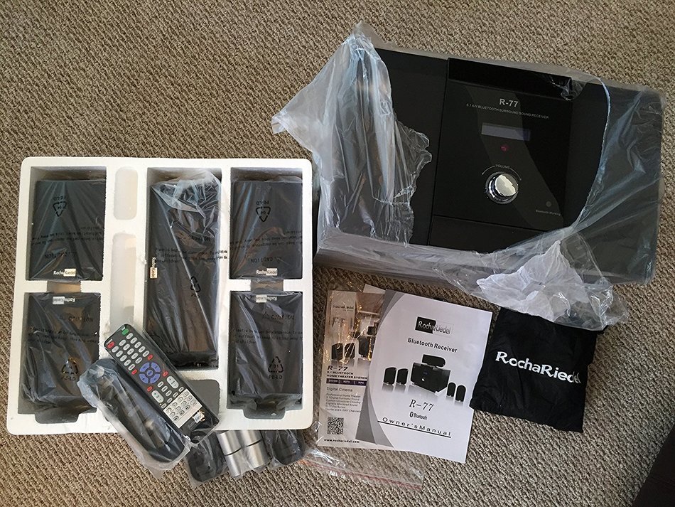 RochaRiedel R-77 Professional Home Theater 5.1 channel