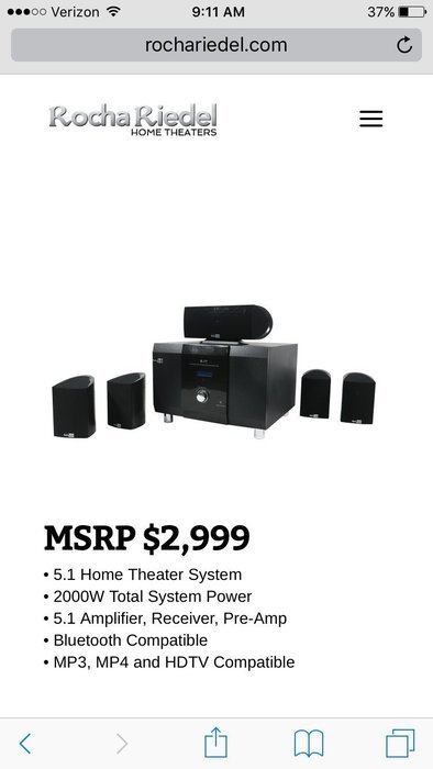 RochaRiedel R-77 Professional Home Theater 5.1 channel N2