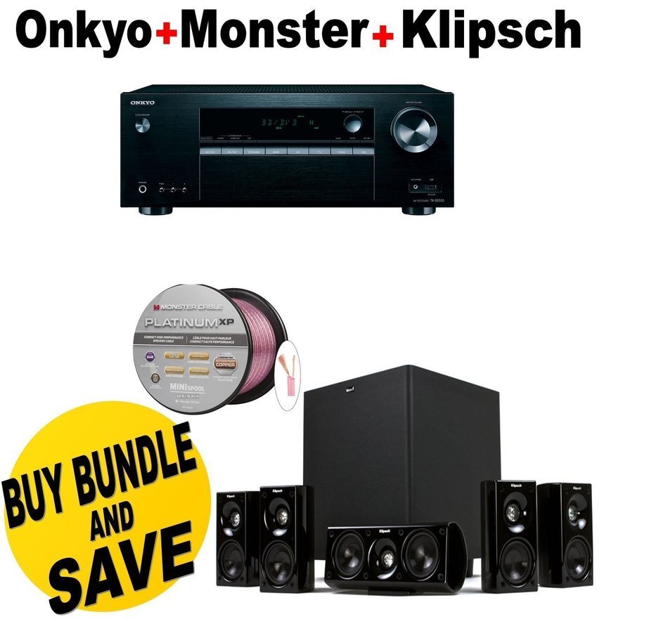 Onkyo TXSR353 5.1Channel A/V Receiver() + Polk Audio 5.1 TL1600