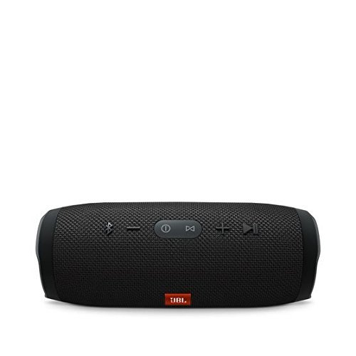 JBL Charge 3 Waterproof Portable Bluetooth Speaker (Black)