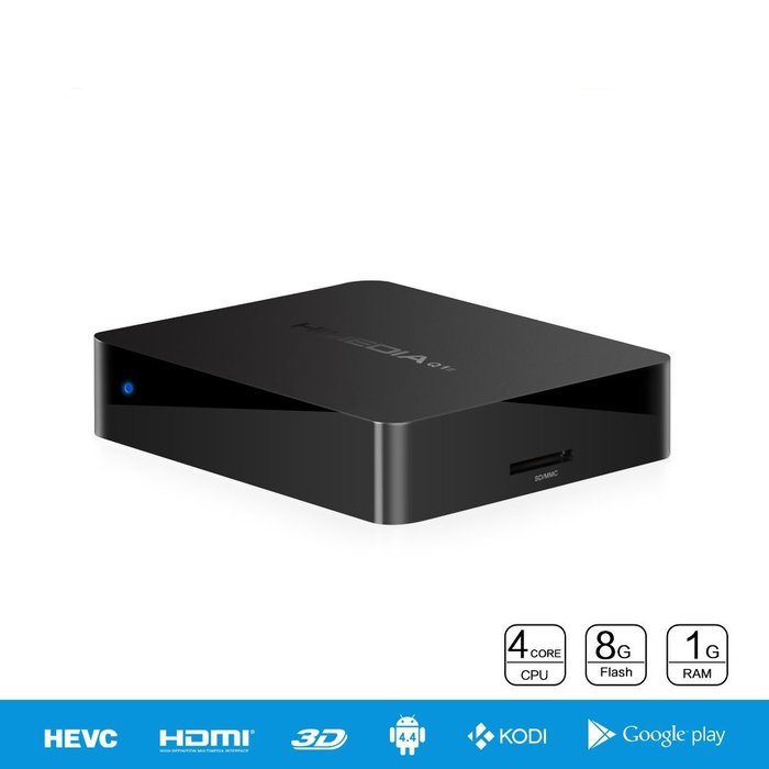 HiMedia Q1 Smart TV Box Quad Core 3D 4K Ultra HD Android TV Box: 1GB 8GB USB3.0 WiFi Network Streaming Media Player... N2