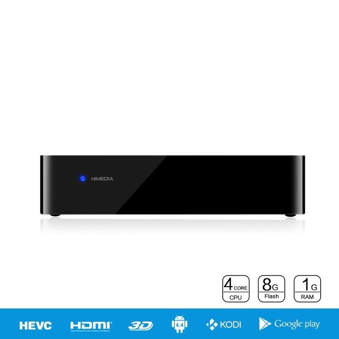 HiMedia Q1 Smart TV Box Quad Core 3D 4K Ultra HD Android TV Box: 1GB 8GB USB3.0 WiFi Network Streaming Media Player... N5