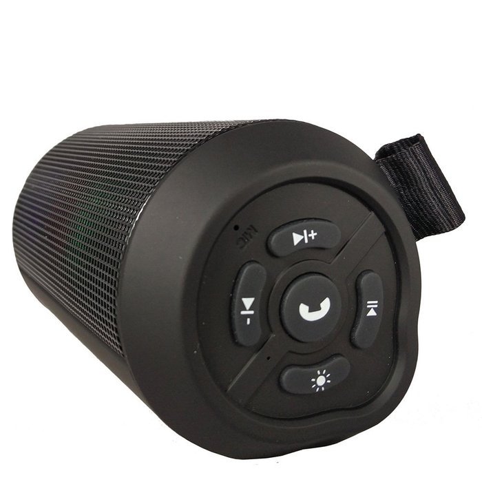 KZY Splashproof Wireless LED Bluetooth Speaker Portable With Colorful Lighting Support Hands-free N7