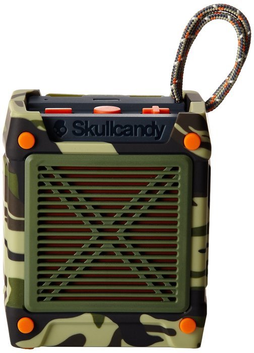 Skullcandy Shrapnel Water-resistant Drop-proof Bluetooth Portable Speaker with On-Board Mic, Black N27